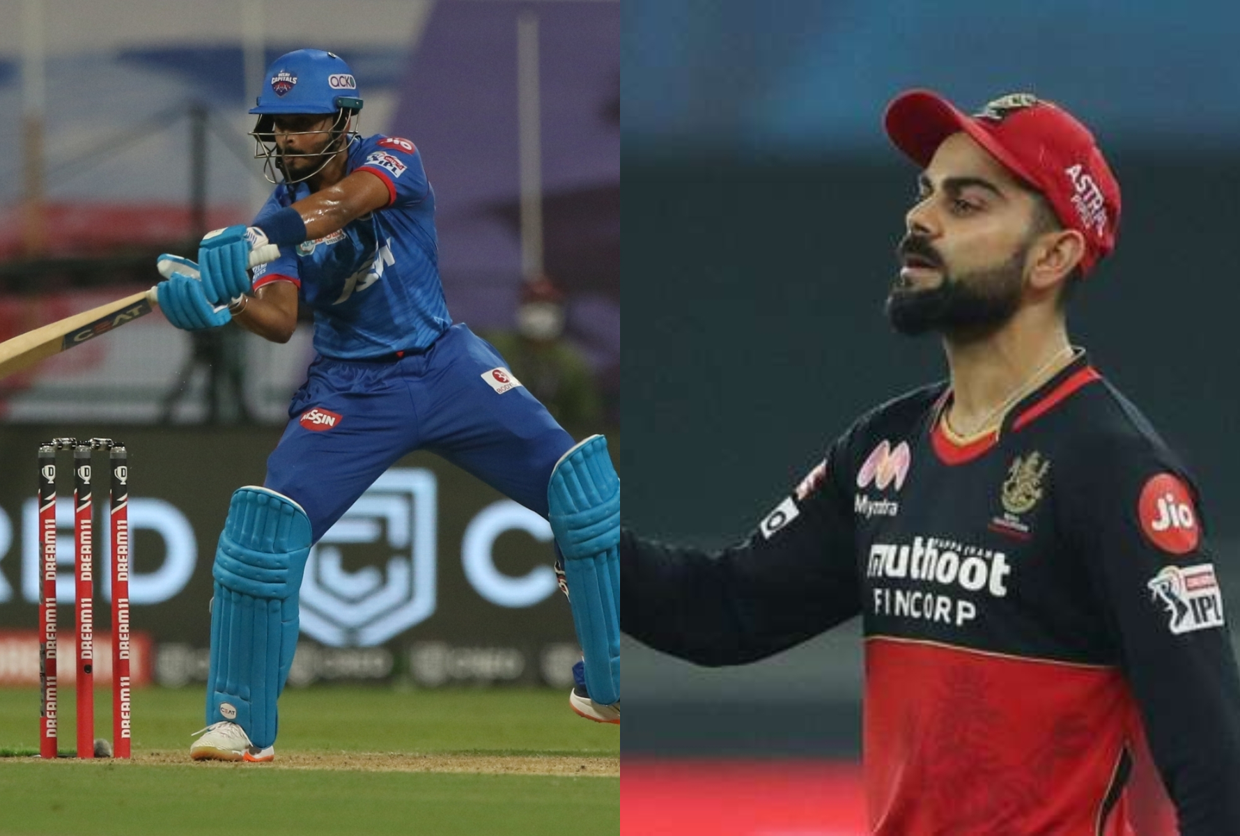 DC and RCB are no.1 and 2 respectively on IPL 2020 points table currently
