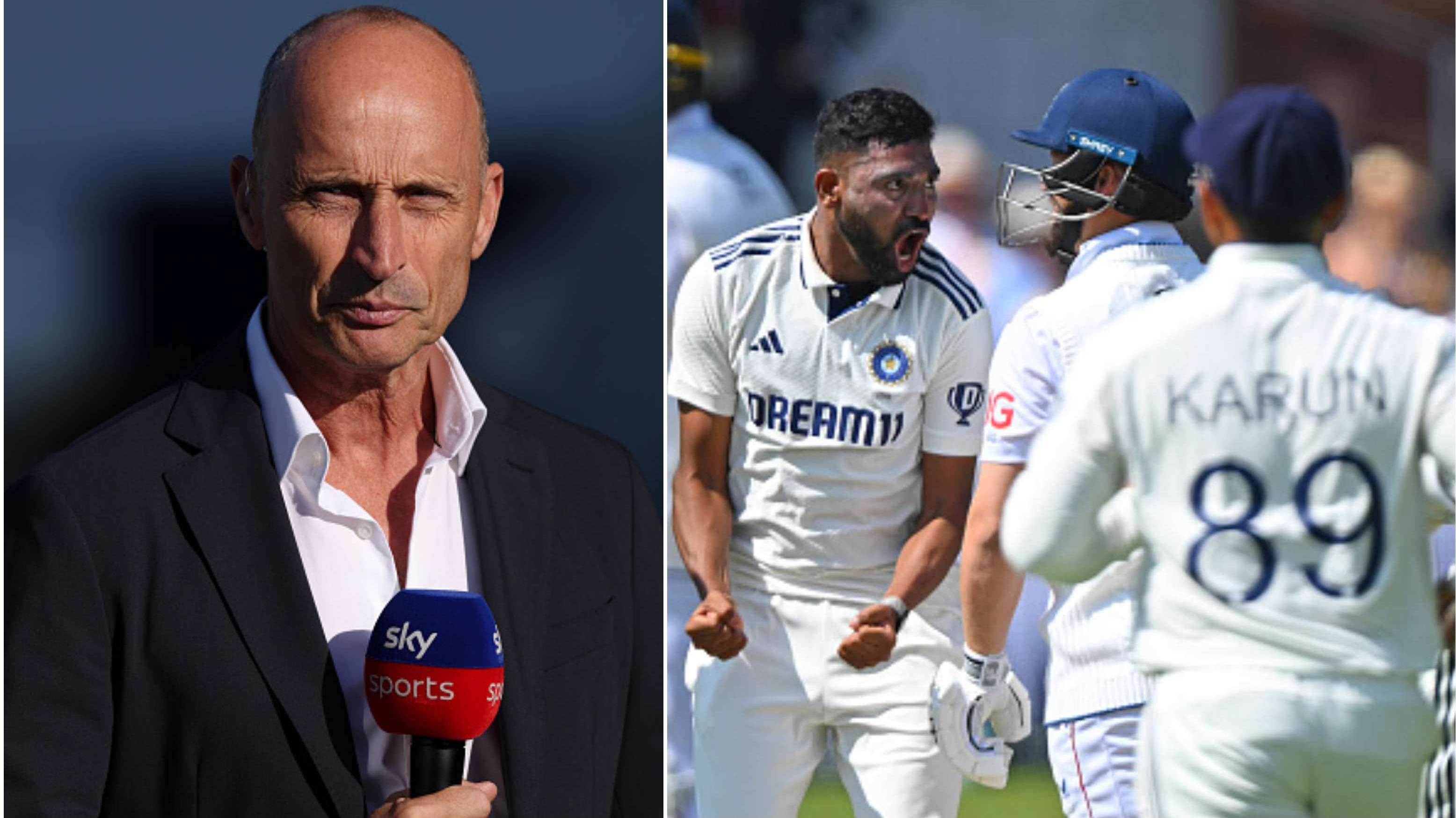 ENG v IND 2025: “You don’t need 22 robots,” Nasser Hussain slams ICC for punishing Siraj over Ben Duckett send-off