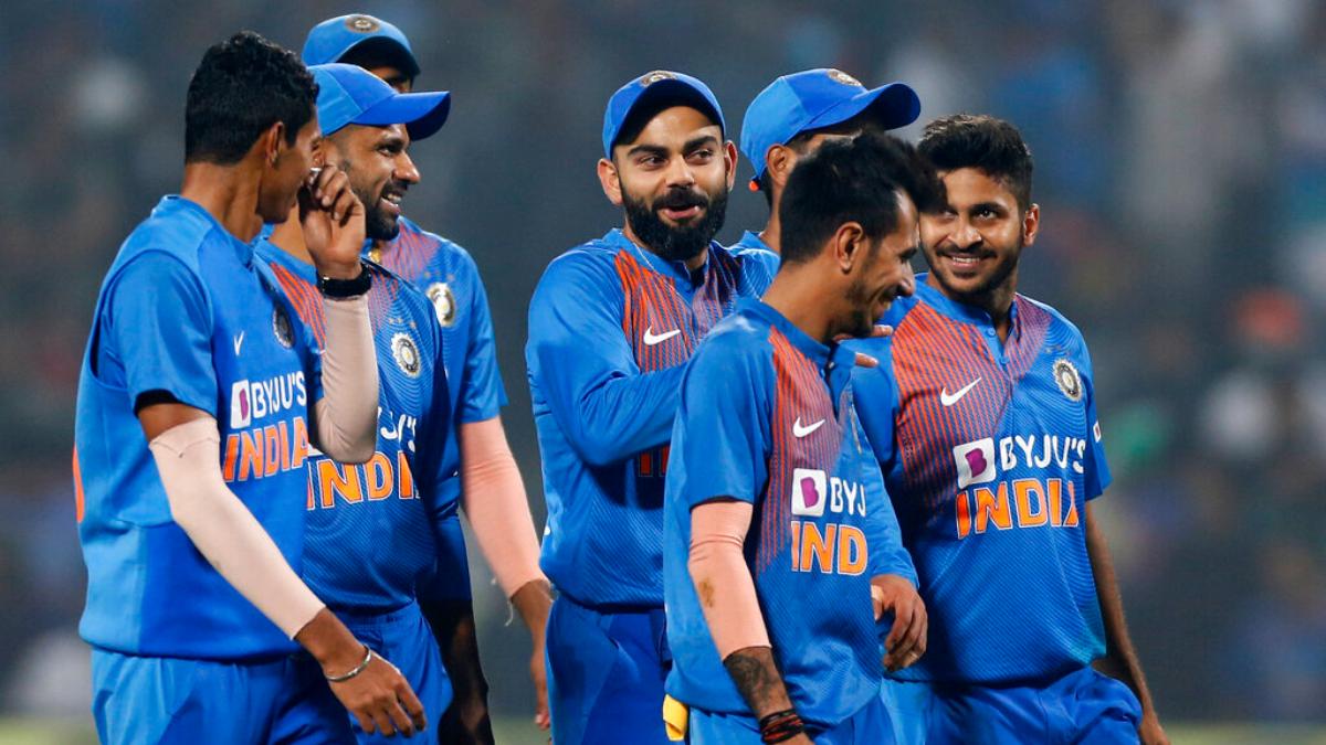 Indian team moves to no.3 spot in ICC T20I team rankings | AP