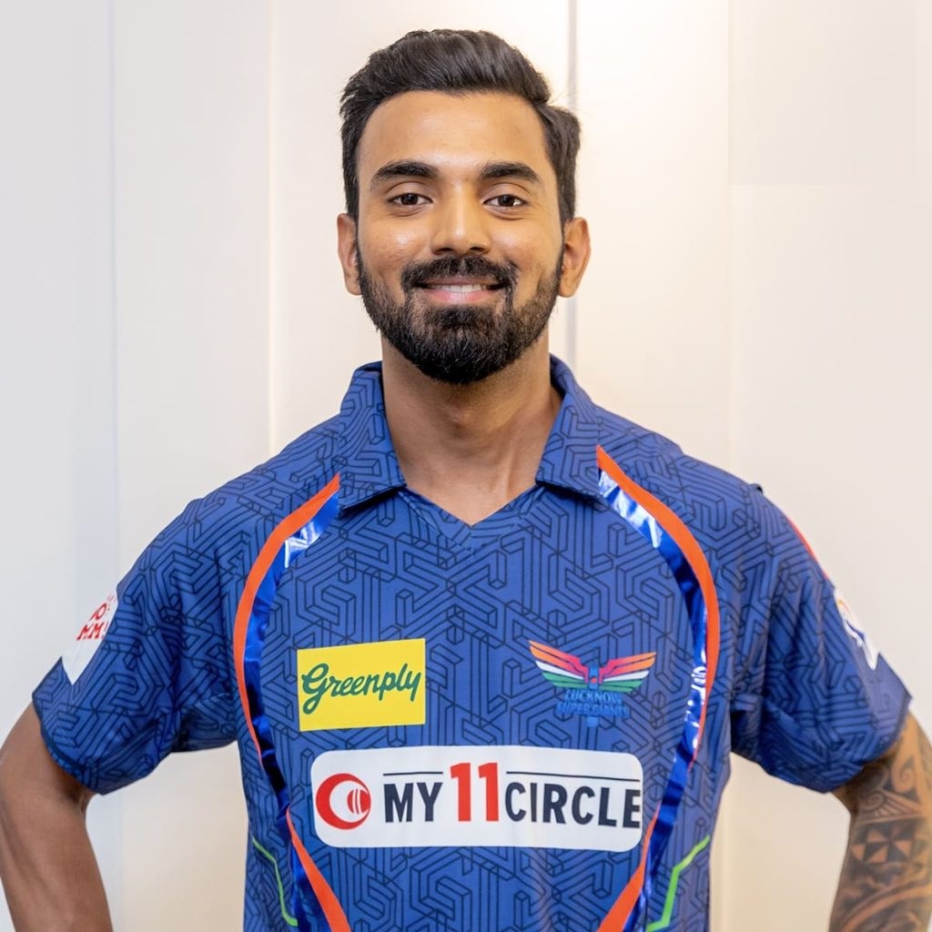 KL Rahul in the new look LSG jersey | Twitter