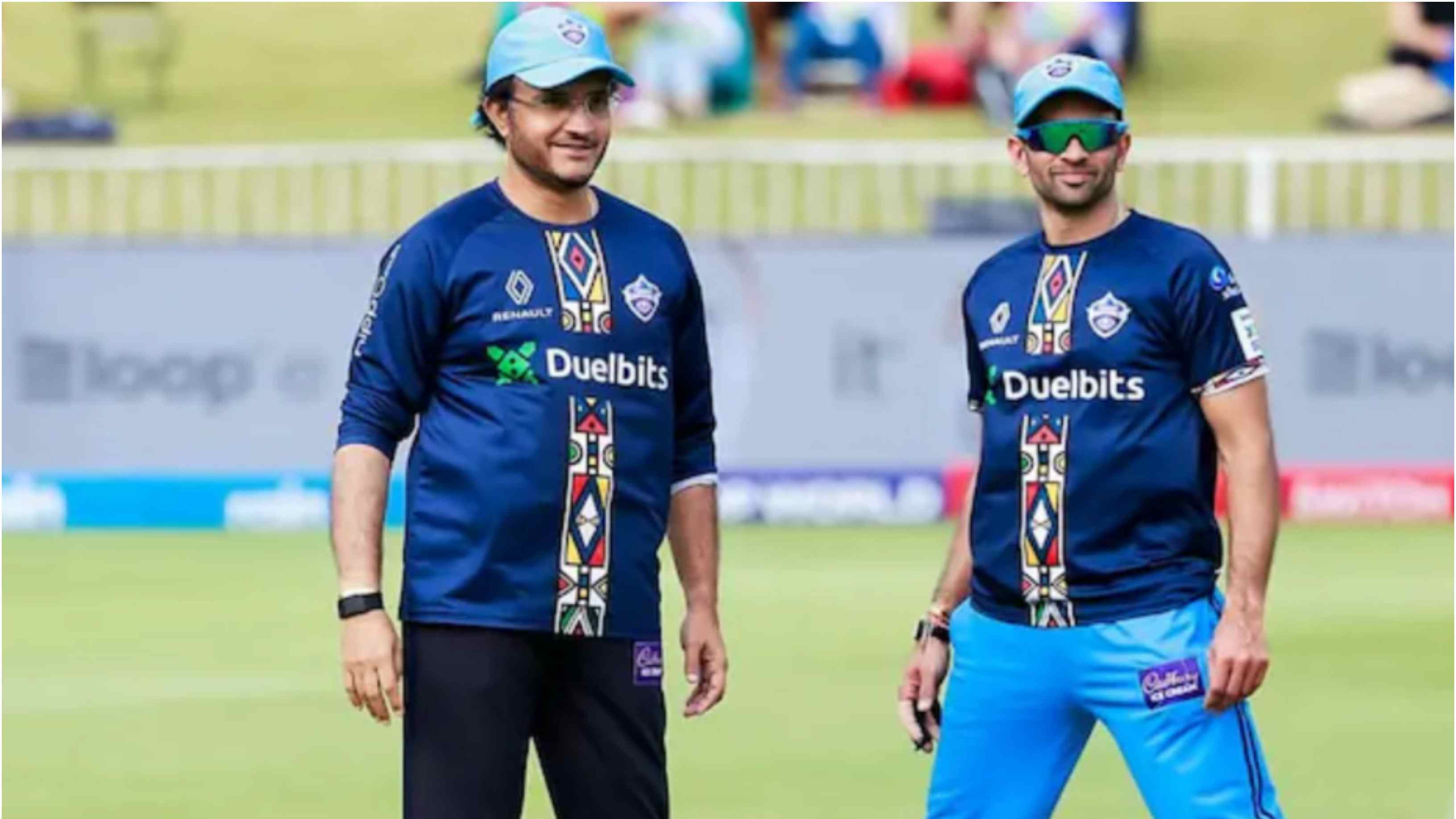 “There was a real buzz…,” Keshav Maharaj credits coach Sourav Ganguly for transforming Pretoria Capitals' team culture