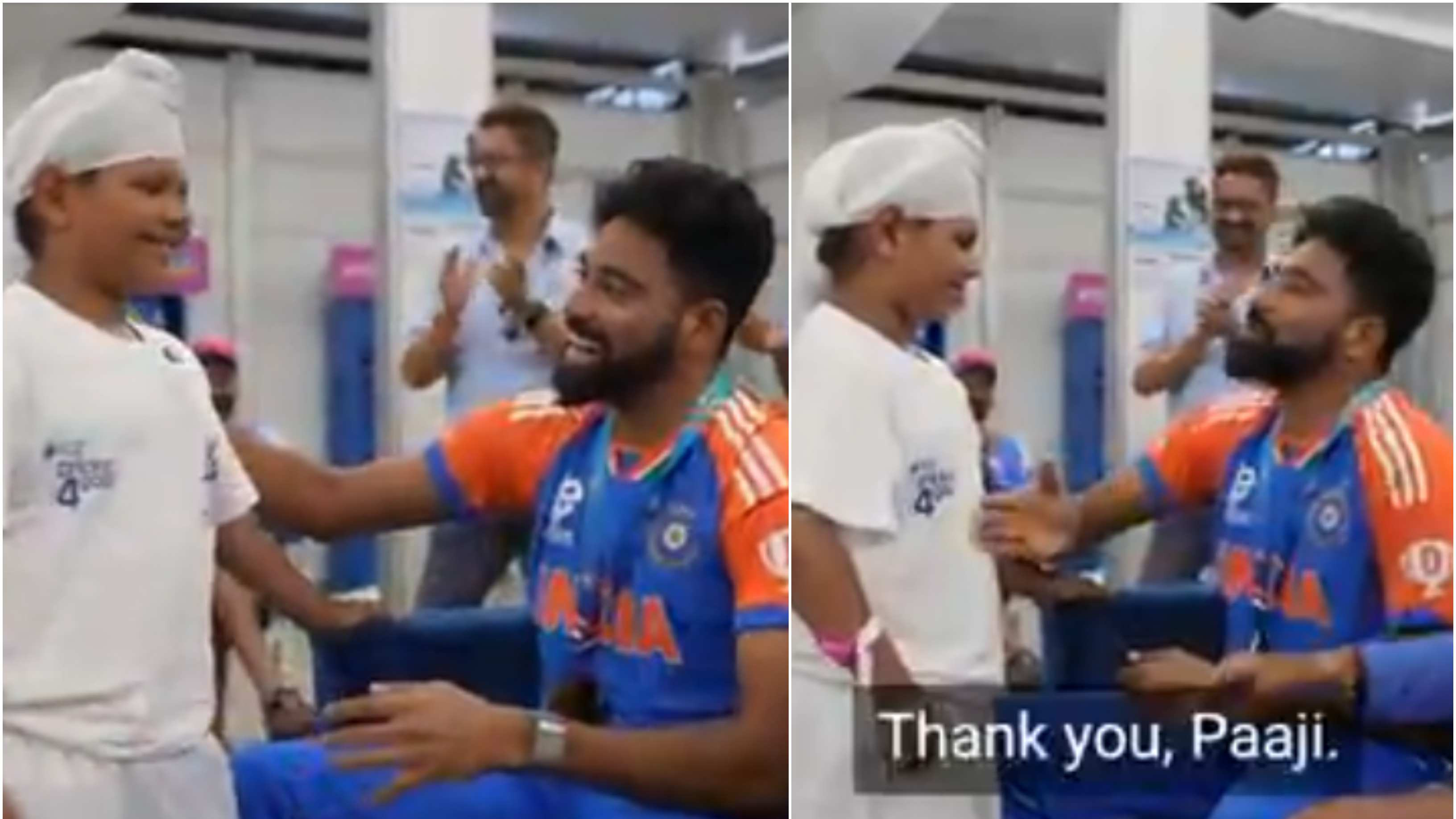 T20 World Cup 2024: WATCH - Mohammed Siraj receives 'best fielder' medal from a young fan after India’s win over Ireland