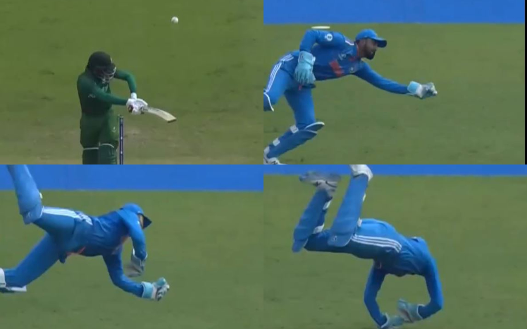 KL Rahul's catch to dismiss Mehidy Hasan | ICC