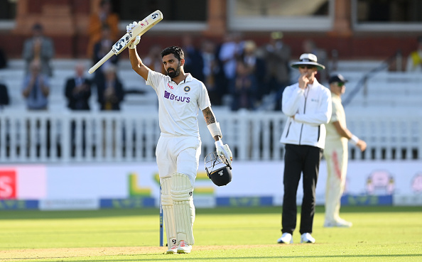 KL Rahul got to his sixth Test hundred with a boundary | Getty