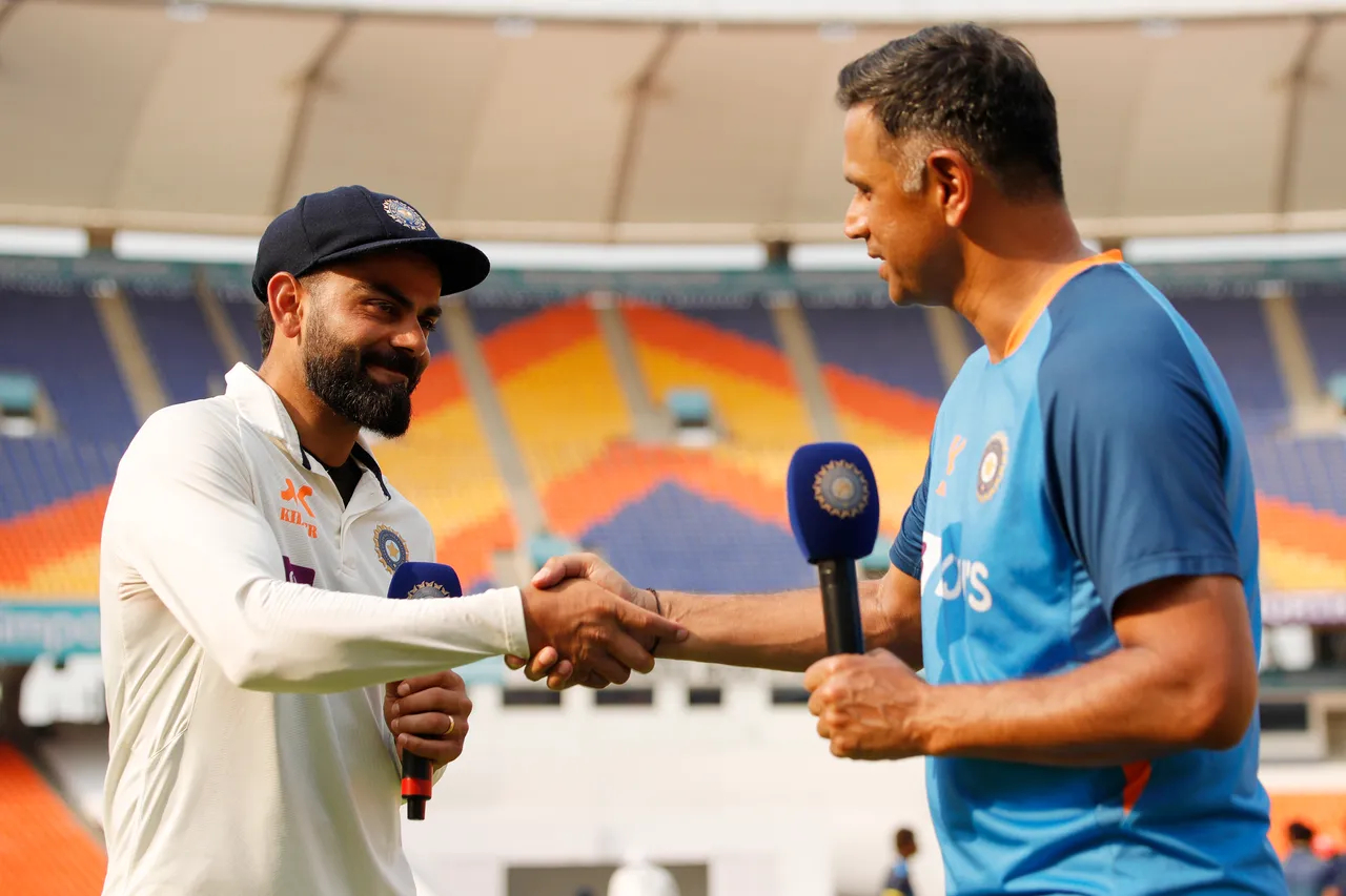 Virat Kohli and Rahul Dravid in conversation | BCCI