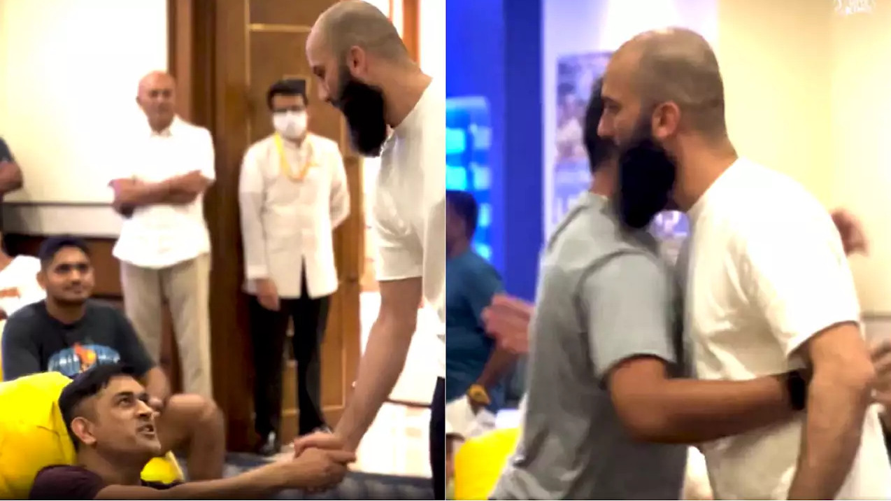 IPL 2022: WATCH- CSK’s Moeen Ali meets his teammates after completing quarantine