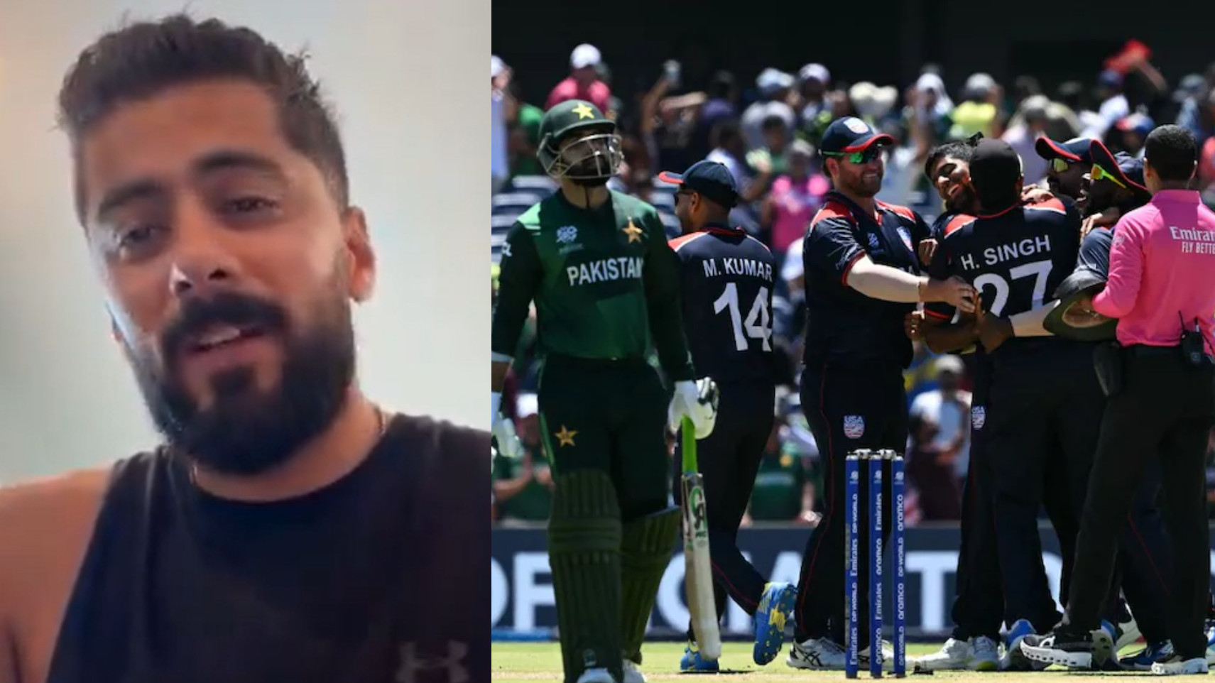 WATCH- 'We're capable of beating them again’- USA pacer Ali Khan sends warning to Pakistan