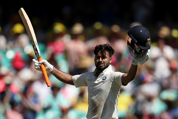After missing out on two centuries against WI, Pant registered his highest Test score- 159* at SCG | Getty