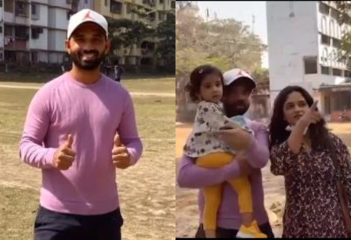 Ajinkya Rahane with his family | Instagram