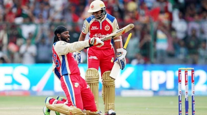 Chris Gayle celebrates the fastest century in T20 and world cricket | Twitter