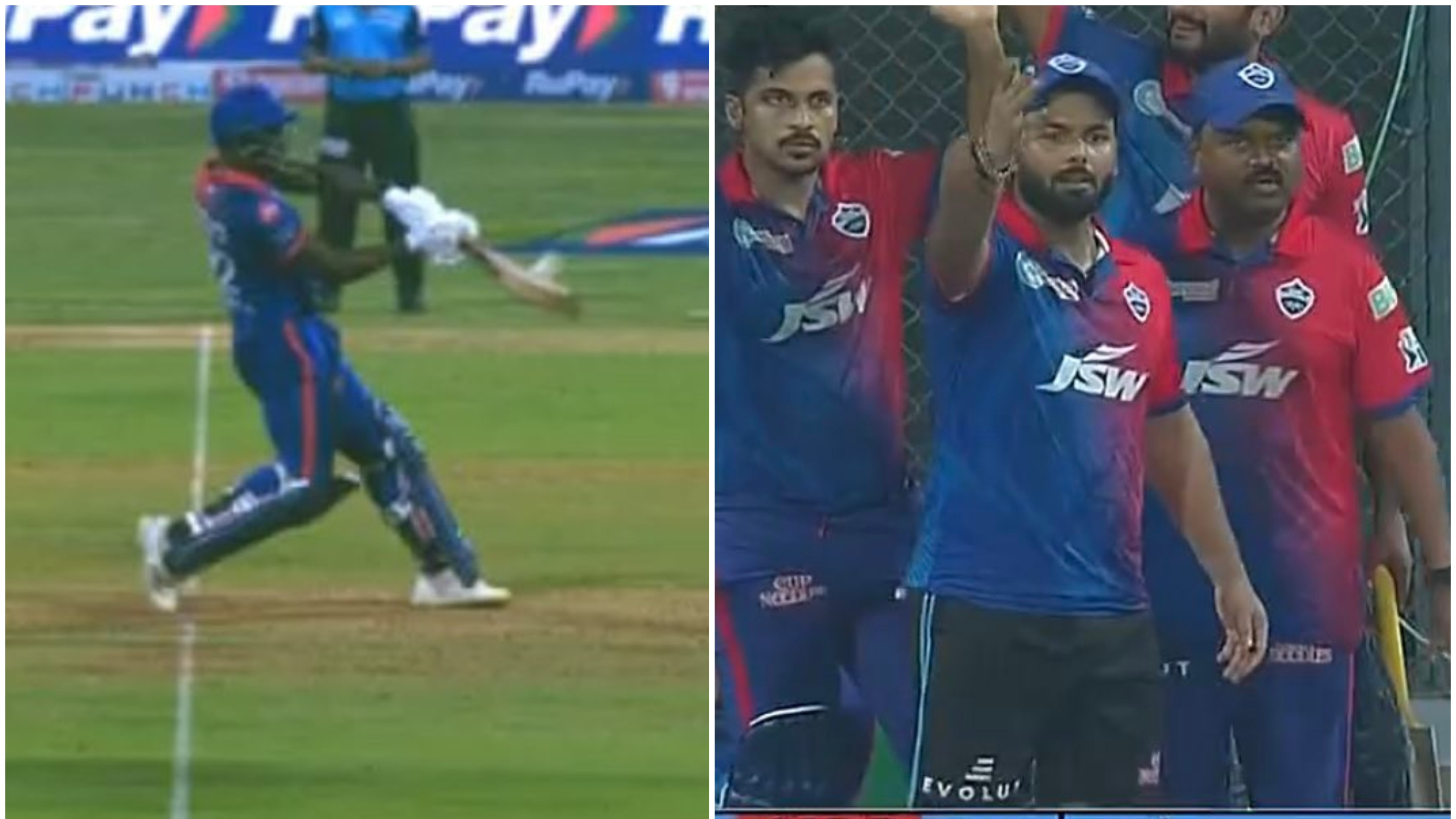IPL 2022: WATCH – Rishabh Pant signals DC batters to leave pitch after being denied no ball, cricket fraternity reacts as RR win