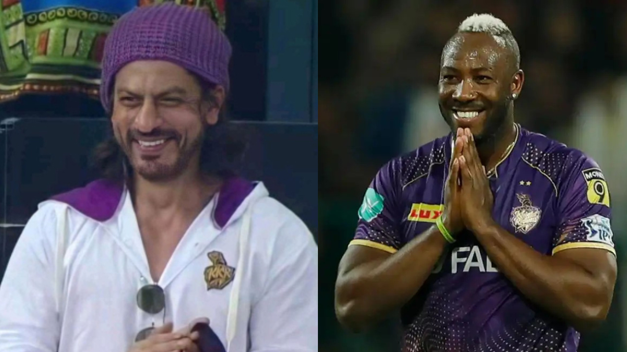 Shah Rukh Khan and Andre Russell | X