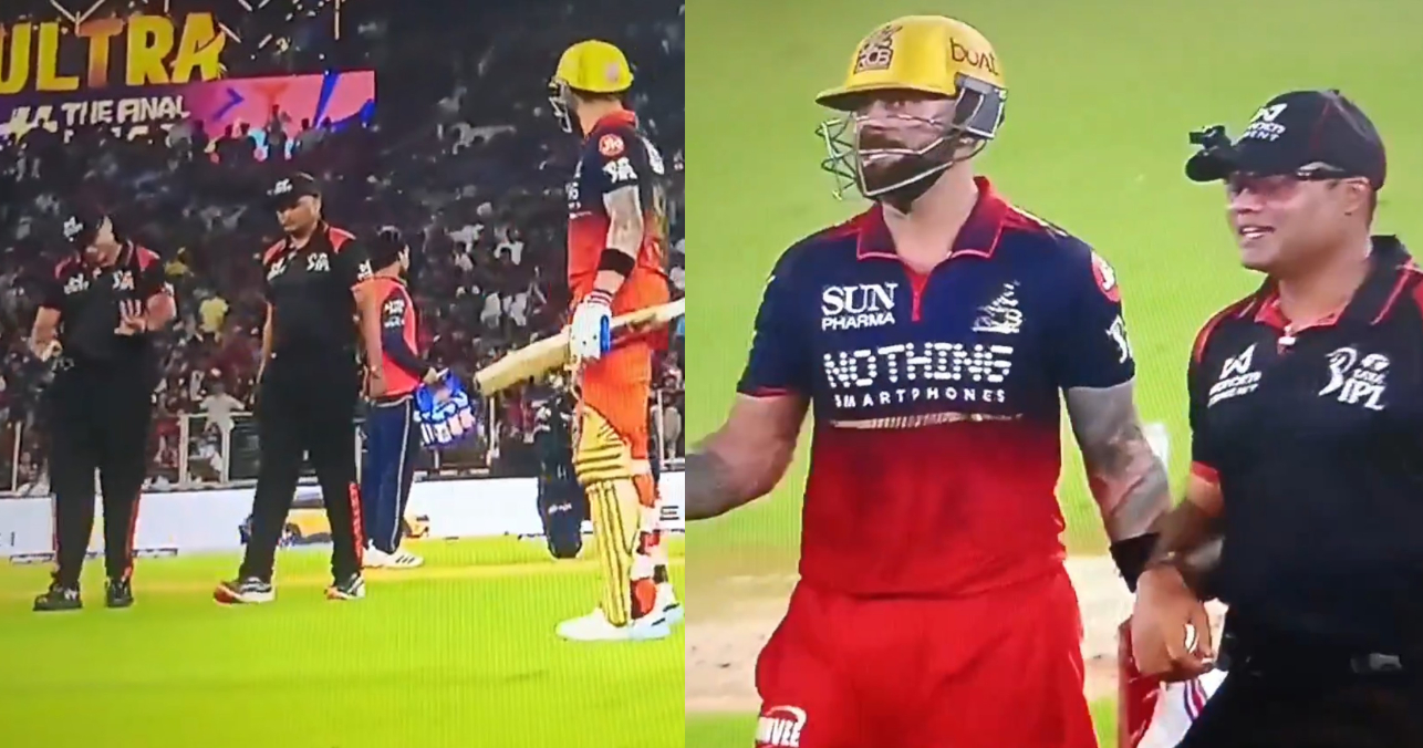 Umpires asked Kohli to stay back as the contentious catch was referred to TV umpire| X