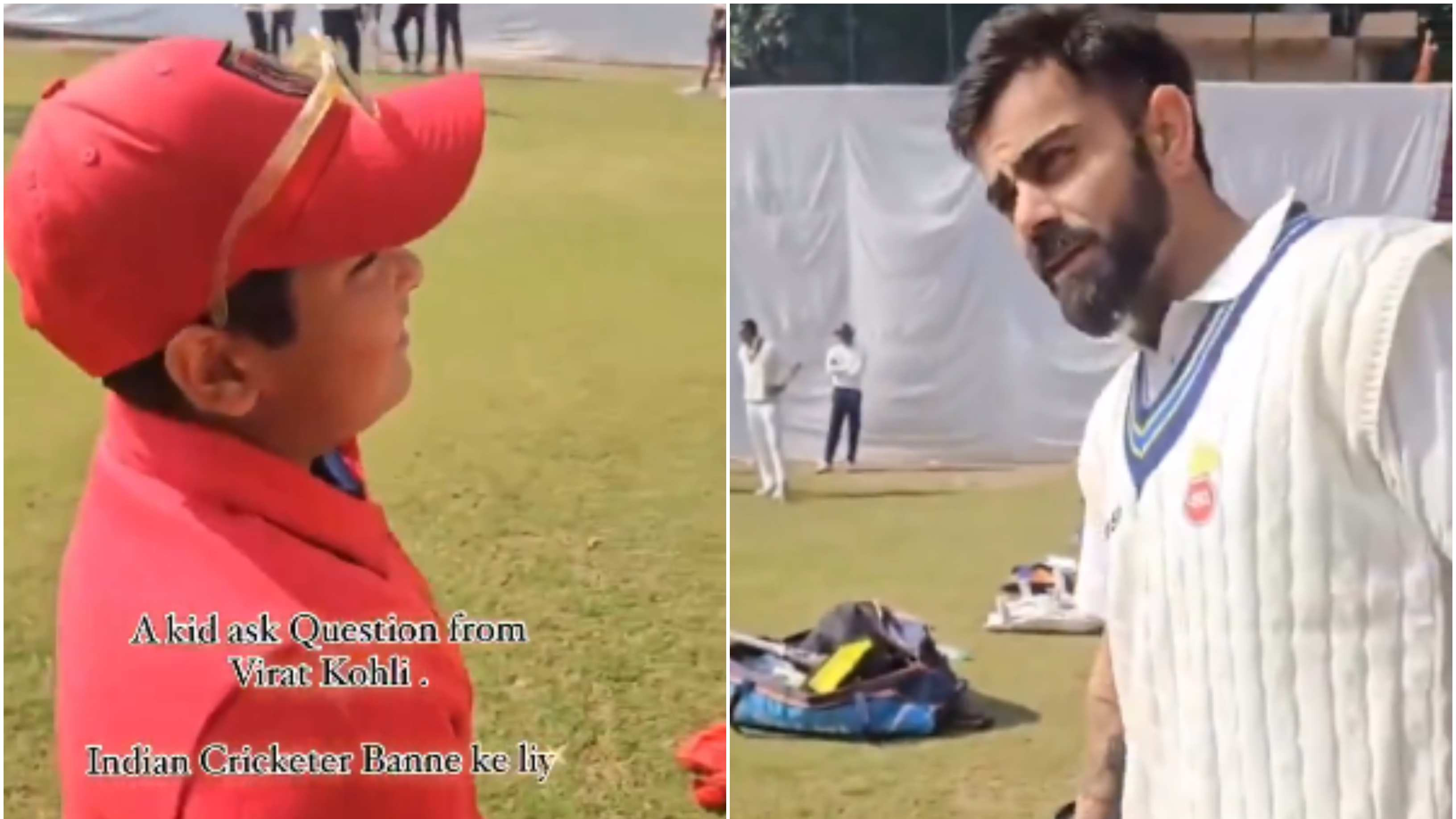 WATCH: “Benchmark se double,” Virat Kohli's invaluable advice after kid asks how to become an Indian cricketer