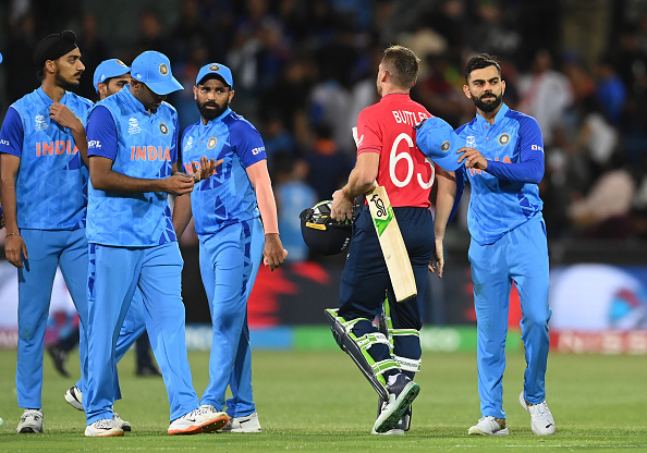 Indian team lost to England in T20 WC 2022 semi-final on Thursday | Getty