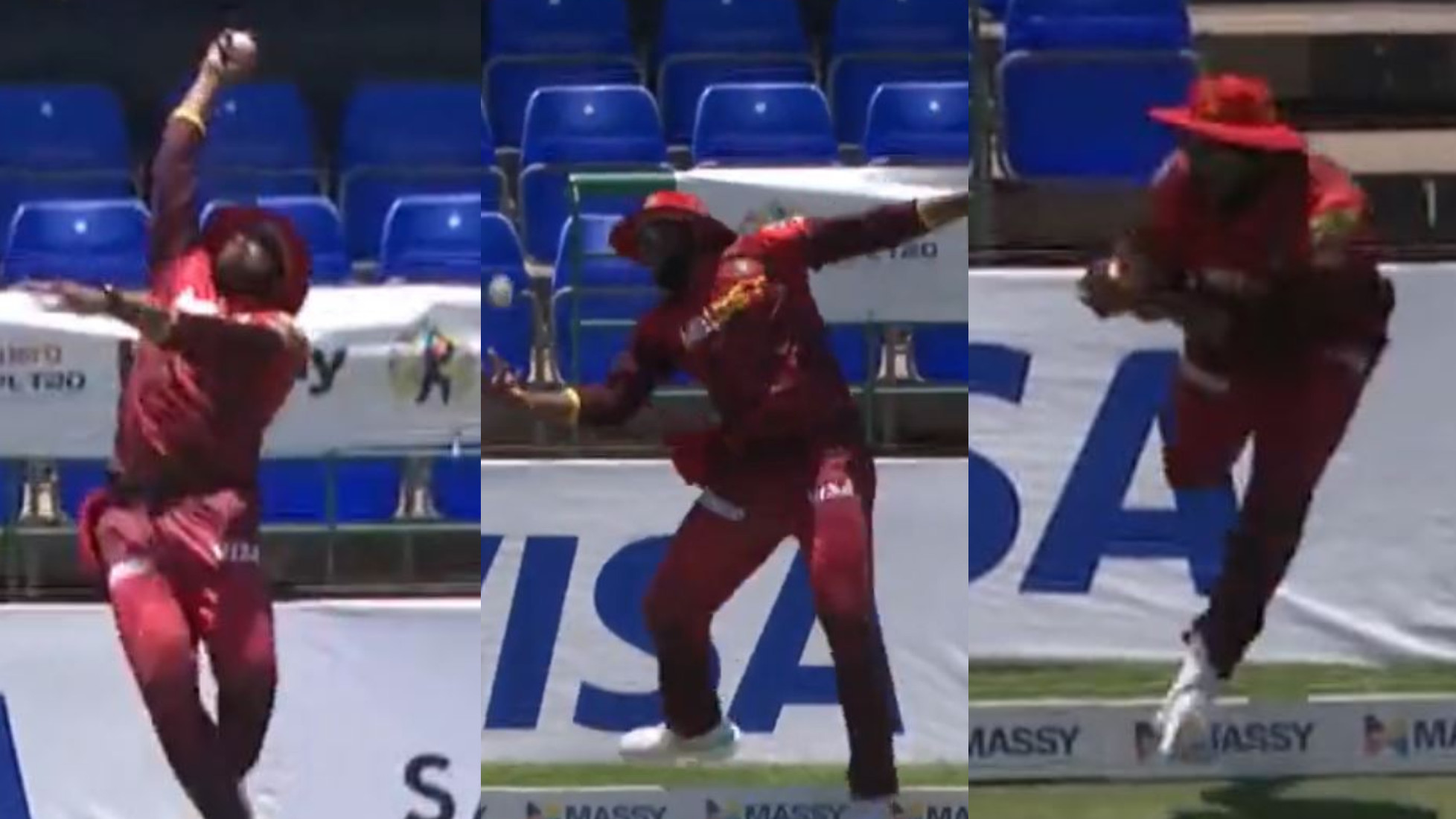 CPL 2022: WATCH- Kieron Pollard takes a breathtaking leaping catch at boundary; leaves everyone in awe