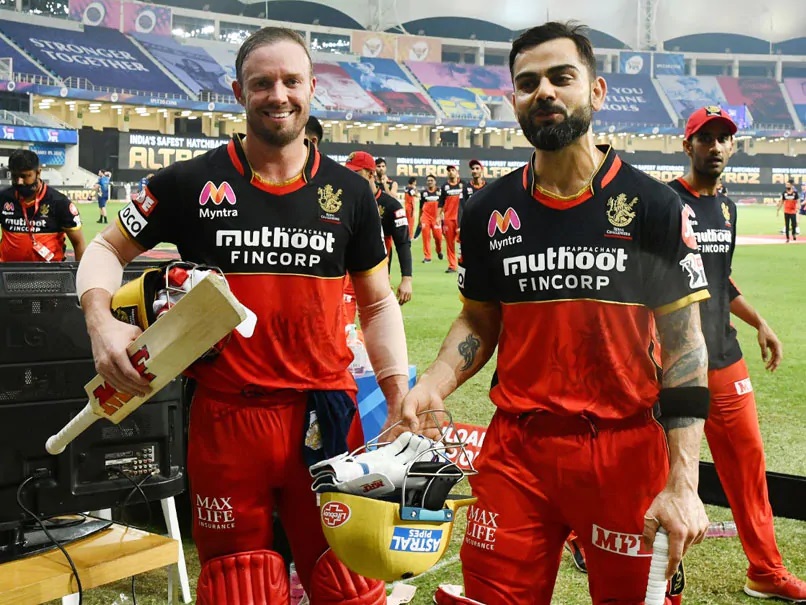 The AB- Kohli duo will look to give the edge to RCB by winning the match | BCCI/IPL