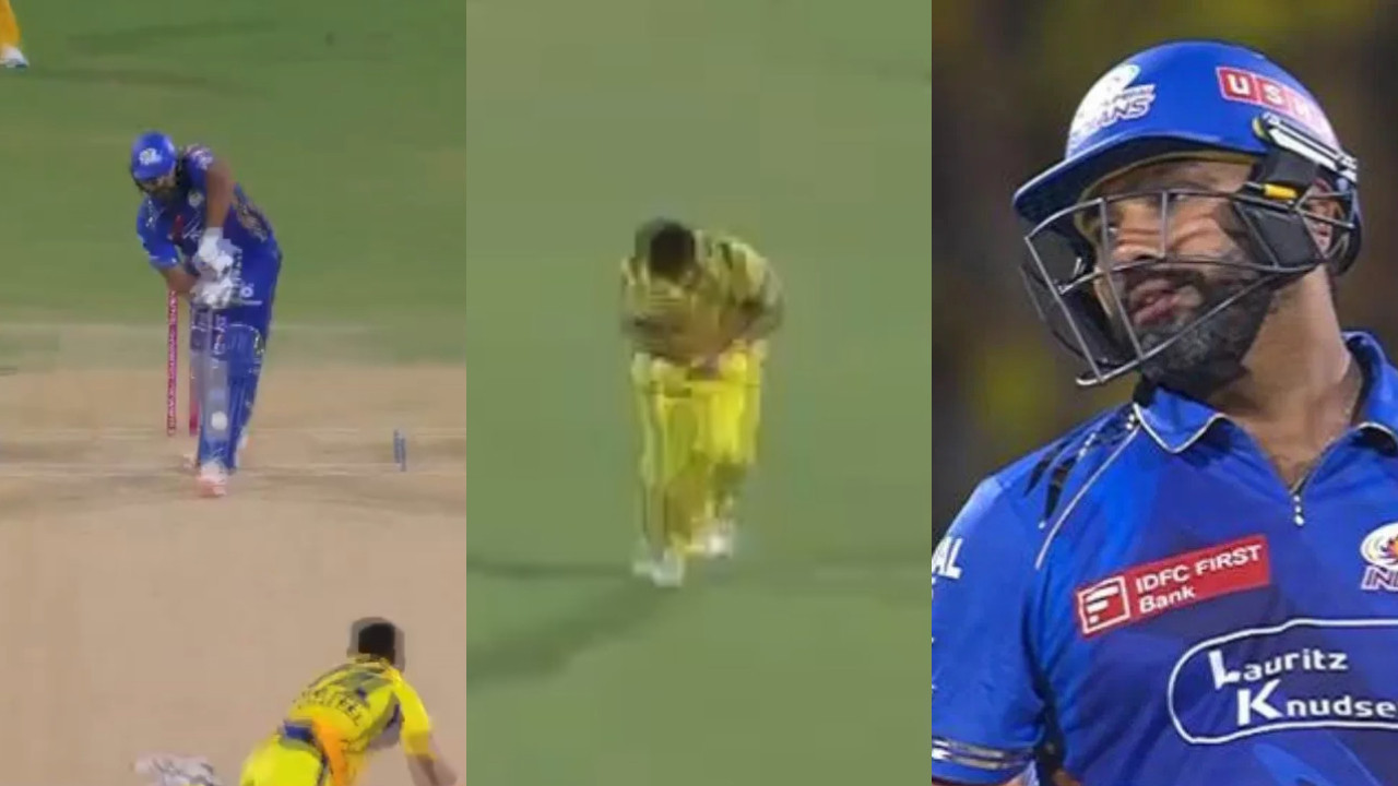 IPL 2025: WATCH- Rohit Sharma gets out for 0 v CSK; becomes joint most duck scorer in IPL history