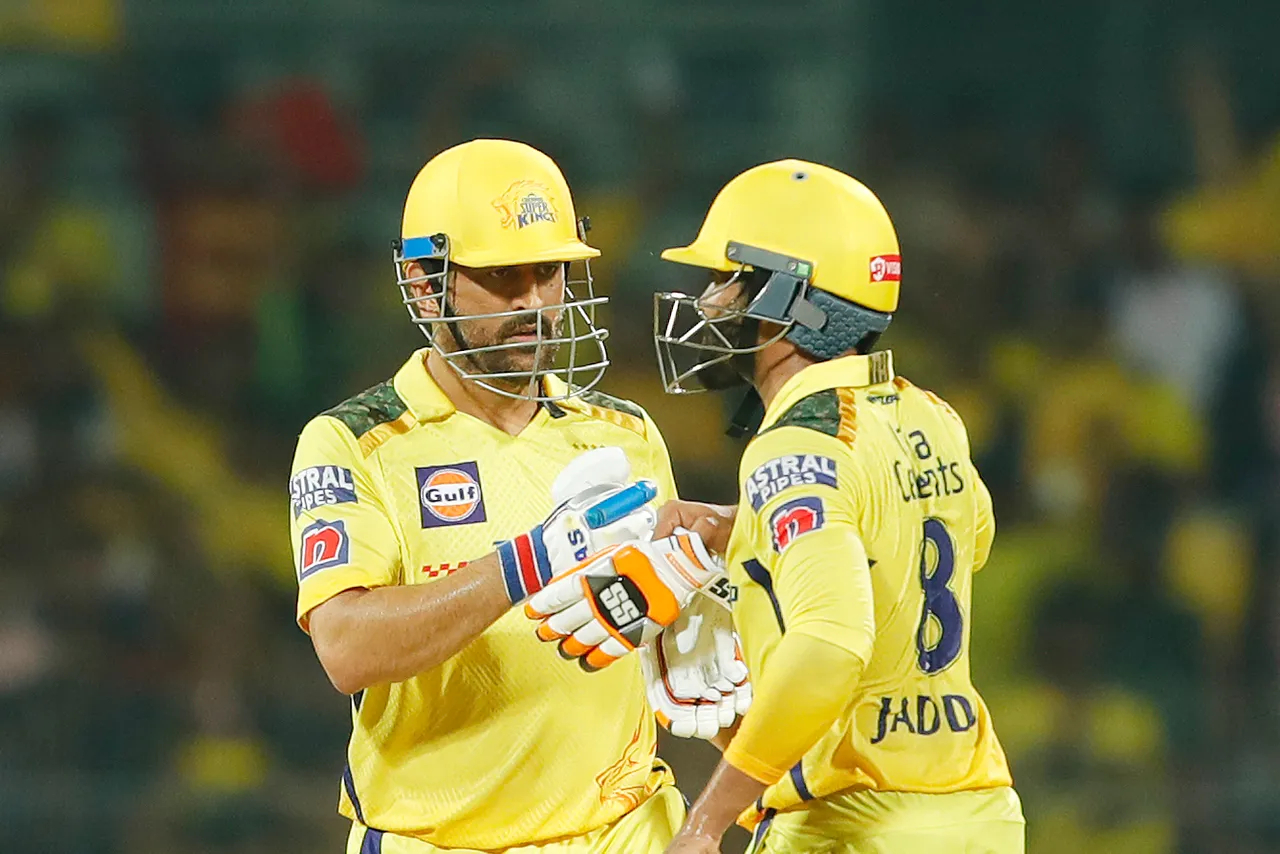 Dhoni and Jadeja almost took CSK home in a tense last over finish against RR | BCCI-IPL