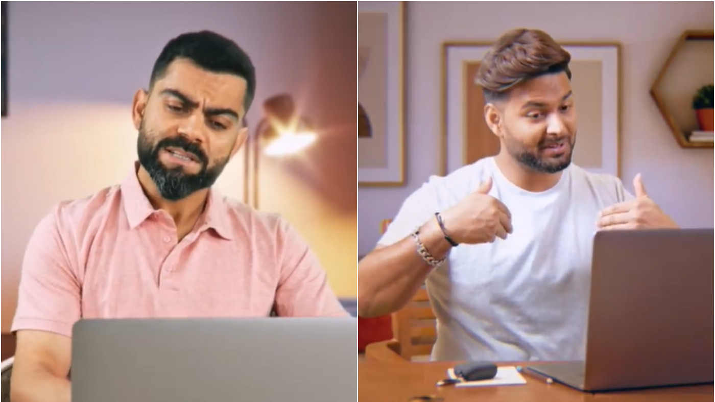 T20 World Cup 2021: WATCH - Rishabh Pant and Virat Kohli engage in a fun banter ahead of the tournament 