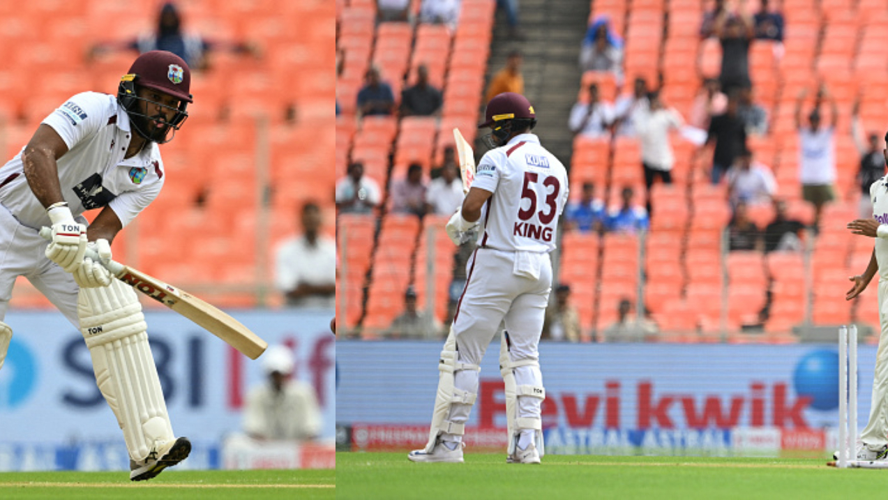 West Indies posted 162 runs in their first innings of Ahmedabad Test | Getty