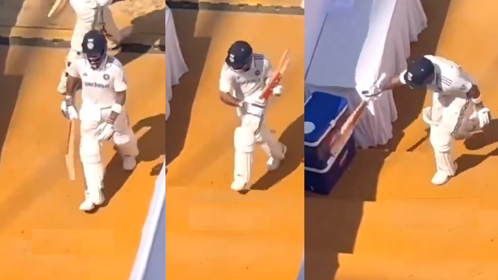 IND v NZ 2024: WATCH- Virat Kohli slams an ice box with his bat on his way back after disappointing dismissal