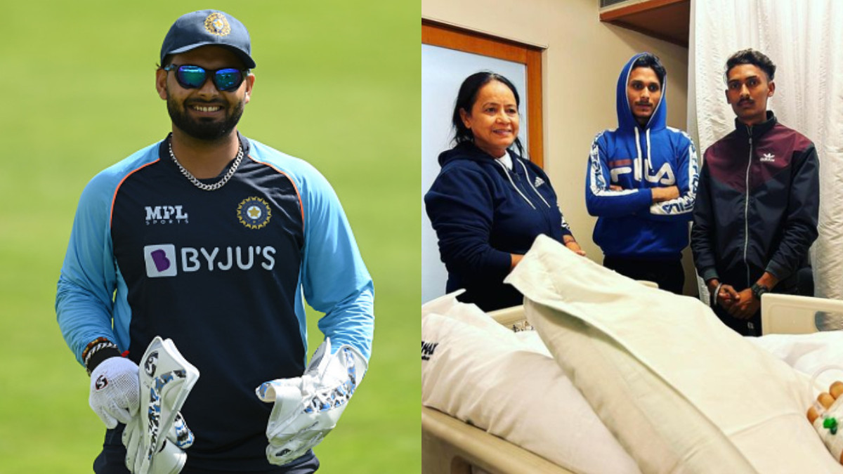 Rishabh Pant meets his rescuers Rajat and Nishu in Dehradun hospital 