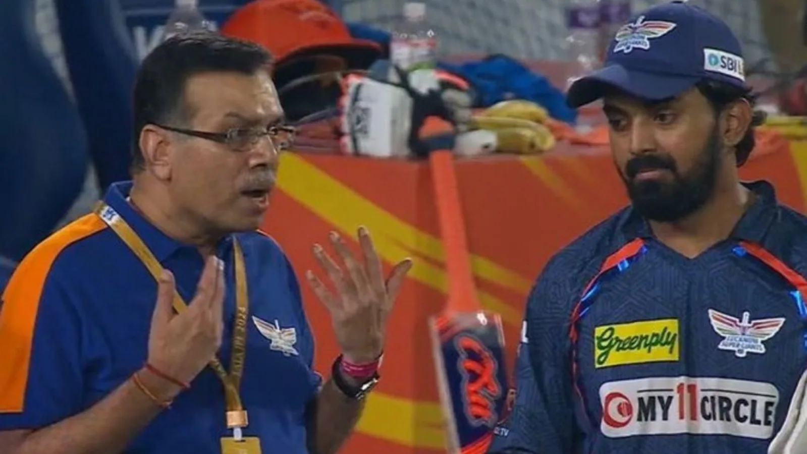 Goenka was seen in an angry mood with KL Rahul after LSG's humiliating loss to SRH | X