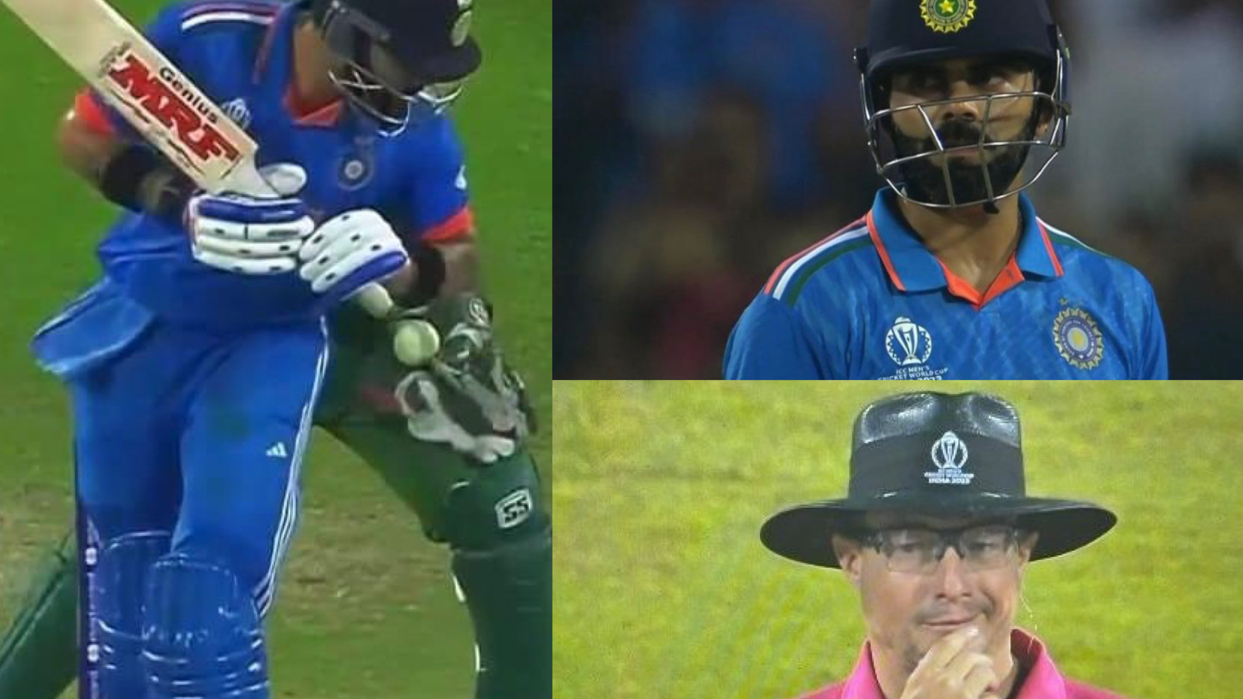 CWC 2023: Umpire Richard Kettleborough wins hearts of Virat Kohli's fans for not signalling wide