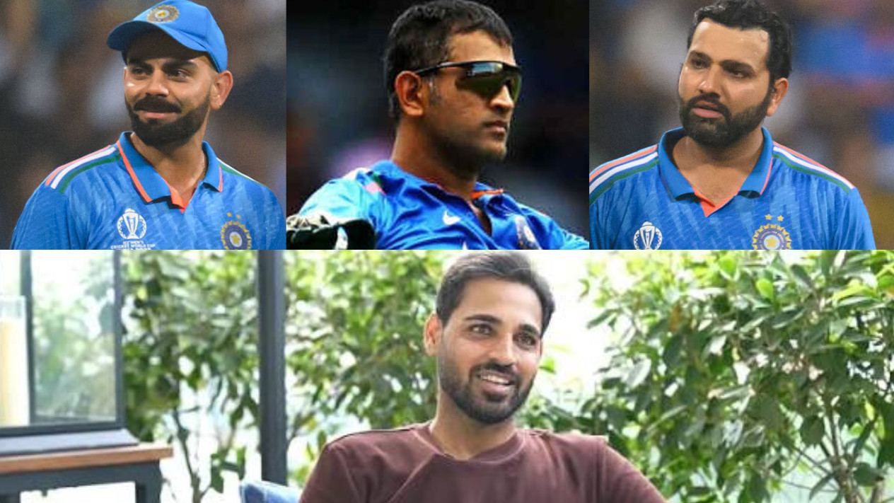 ‘Dhoni was calm, Kohli led by example, Rohit was a mix of both’- Bhuvneshwar Kumar compares captaincy of three legends