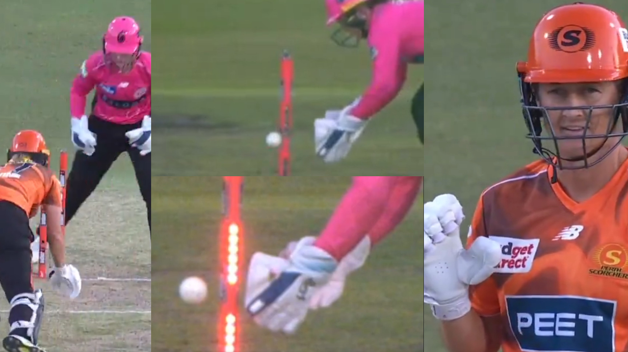 Sophie Devine's stumping led to a small controversy | WBBL X