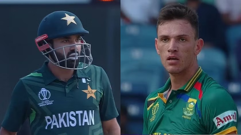 The incident between Jansen and Rizwan happened in 7th over of Pakistan innings| X