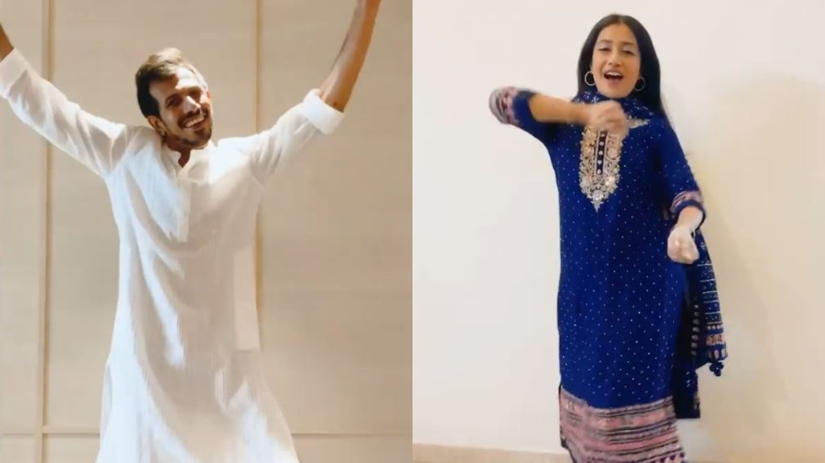 WATCH- Yuzvendra Chahal and wife Dhanashree pay a dancing tribute on Republic Day 2021