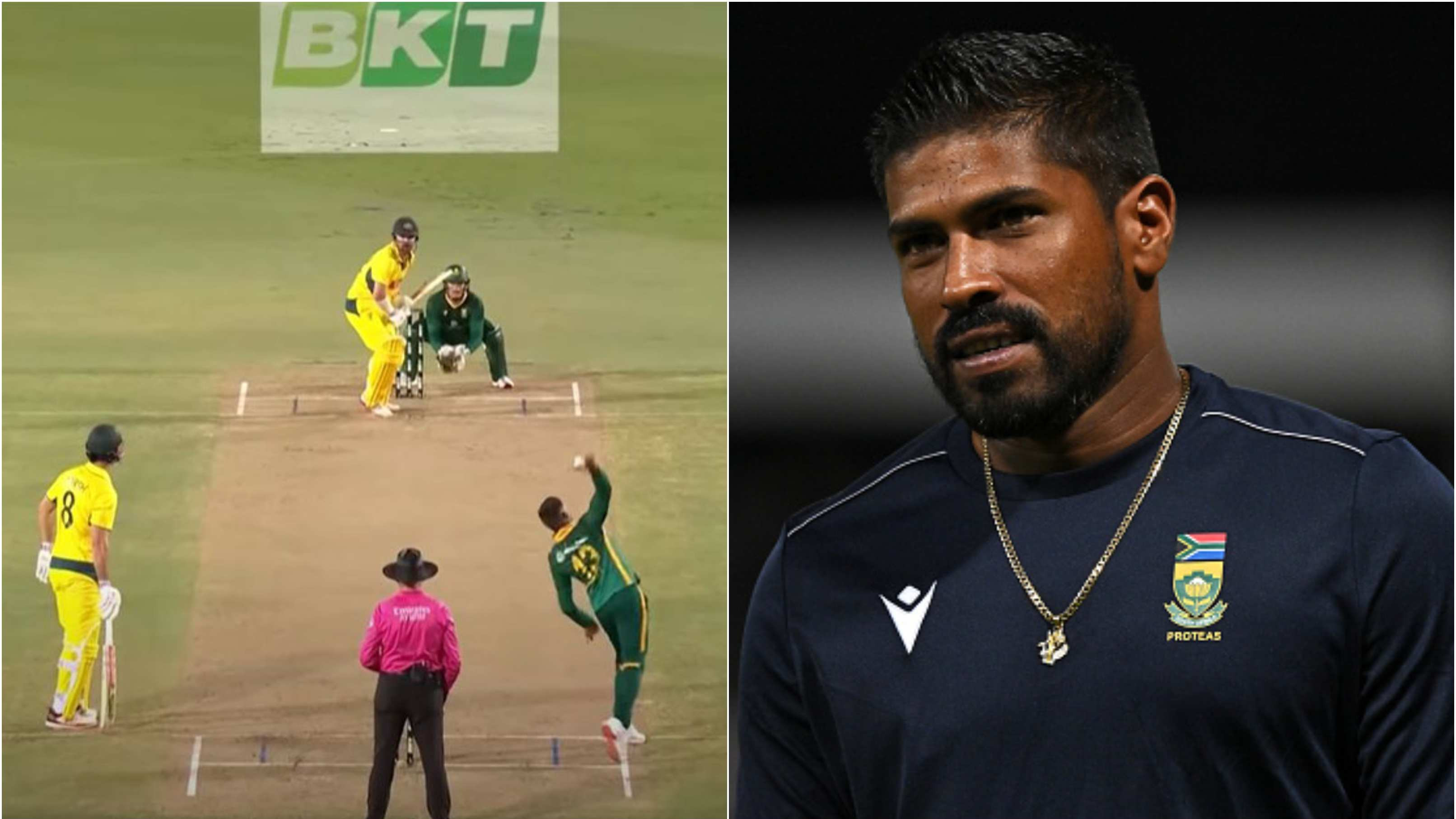 South Africa spinner Prenelan Subrayen reported for suspect bowling action; set to miss last two ODIs against Australia