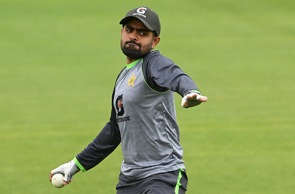 Babar Azam trains in Cardiff | Getty Images