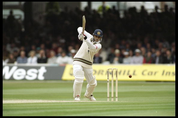 Sourav Ganguly during his debut match in 1996 | Getty 