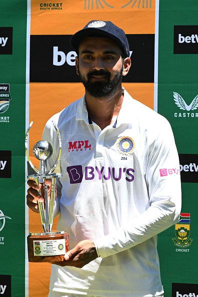 KL Rahul won the Player of the Match for his 123 | Getty