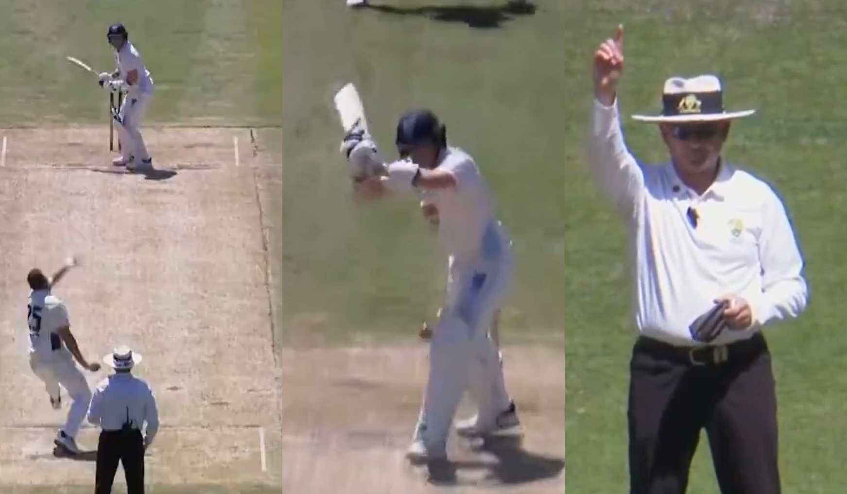 Steve Smith was out LBW for duck | X