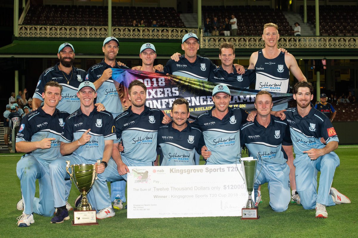 Sutherland with NSW T20 Premier title | Twitter 