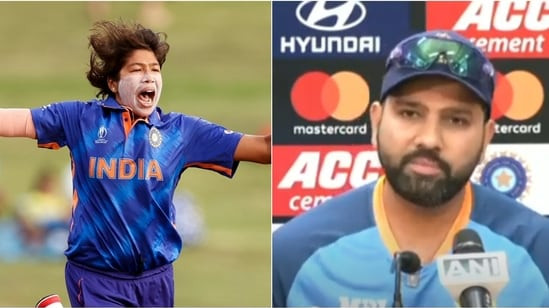 “I was challenged with her in-swingers”- Rohit Sharma hails Jhulan Goswami’s passion for the game