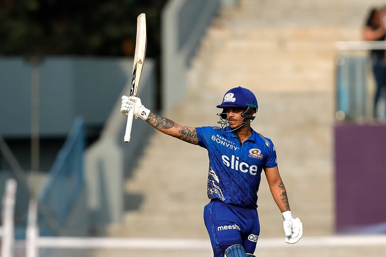 Ishan Kishan during MI v DC | BCCI-IPL