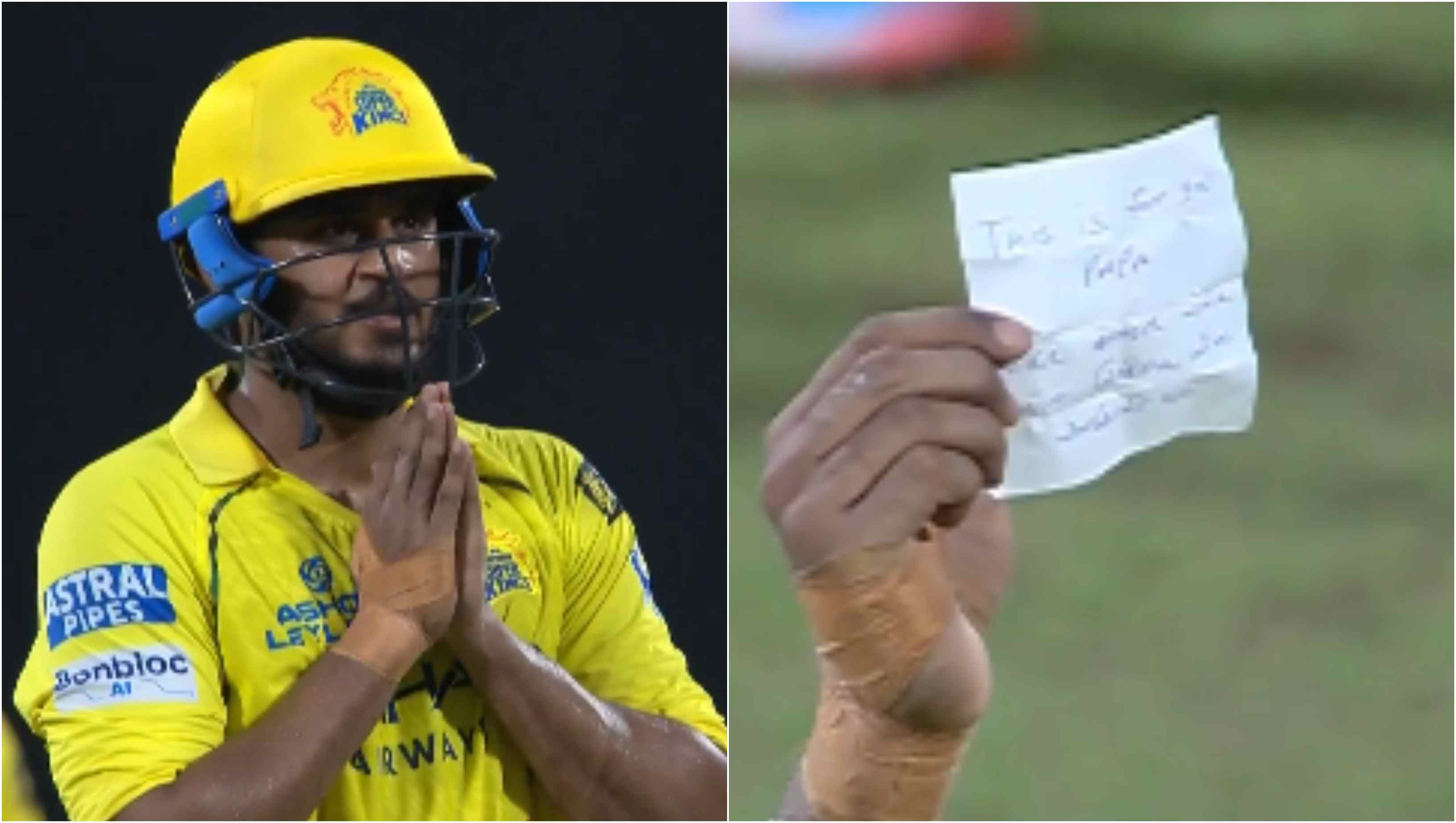 Urvil Patel dedicated his brutal half-century to his father | IPL/X
