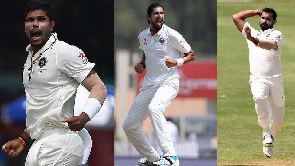 Umesh Yadav, Ishant Sharma and Mohammad Shami have the experience of playing Test cricket in Australia 