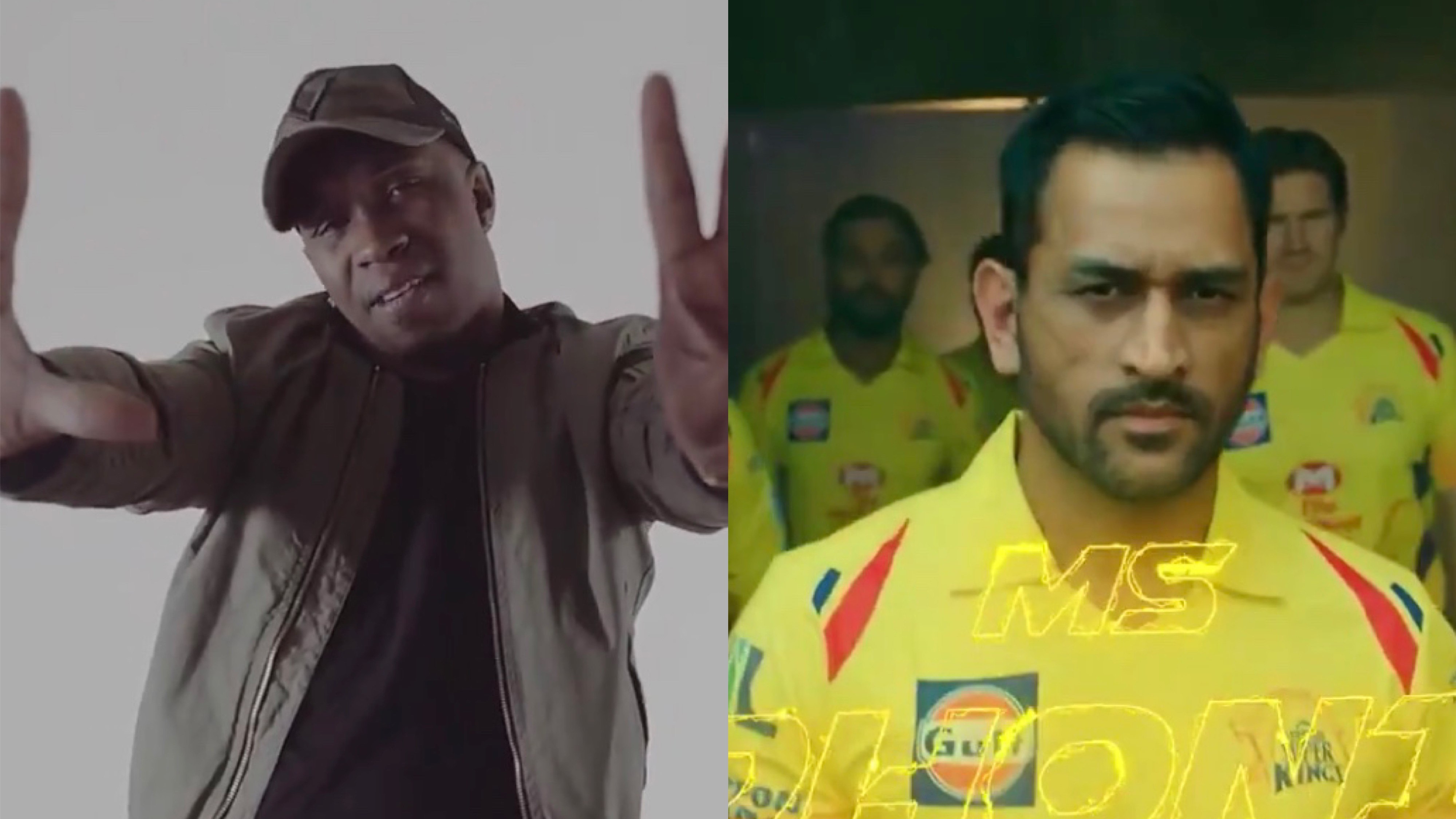 WATCH: Dwayne Bravo releases song dedicated to MS Dhoni on the eve of his 39th birthday