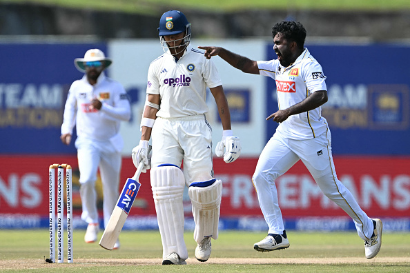 Yashasvi Jaiswal was dismissed for a duck in the second innings at Galle | Getty
