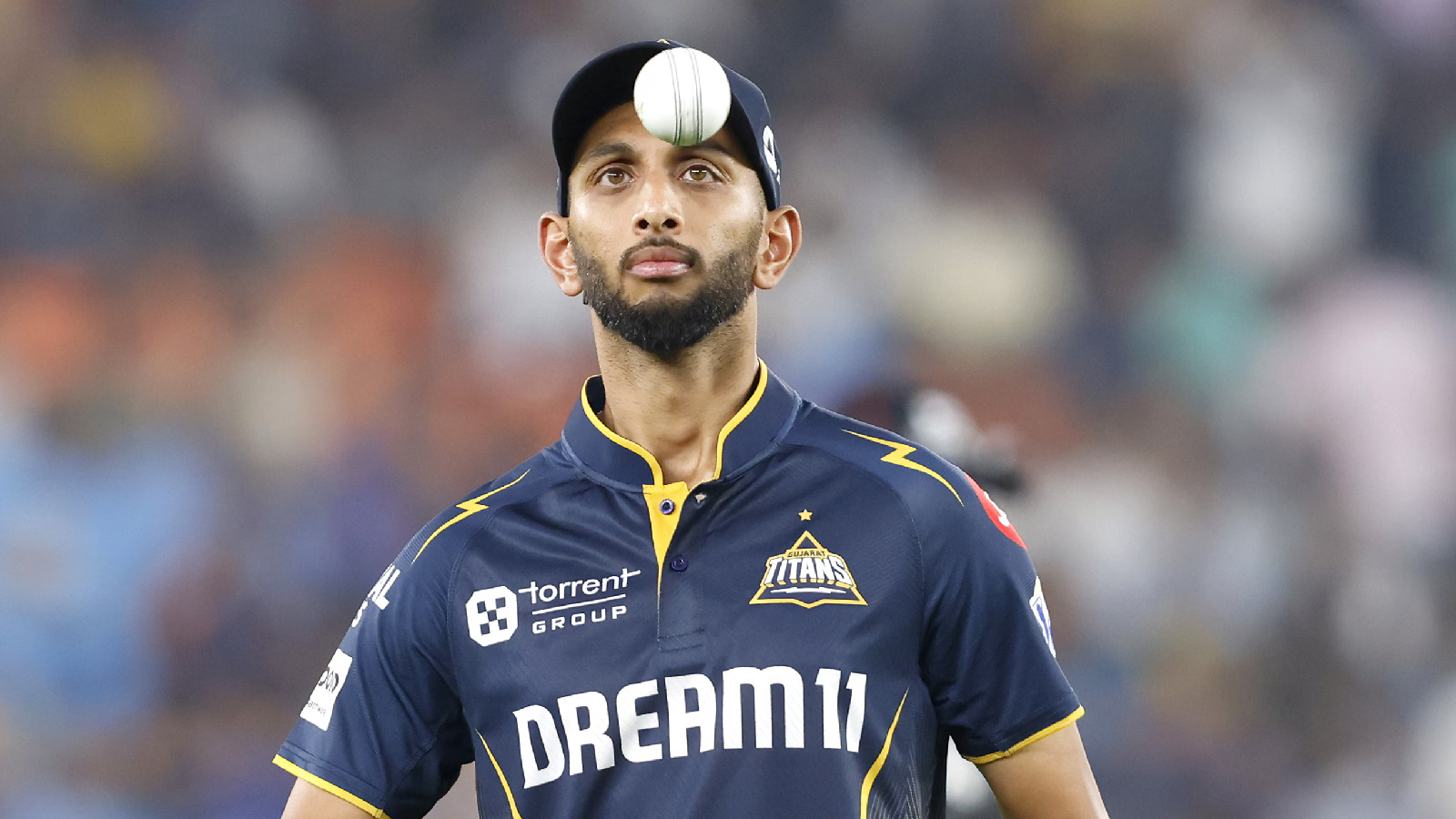 Prasidh Krishna has 16 wickets in 8 games for GT in IPL 2025 | GT X