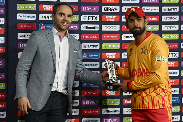 Sikandar Raza was adjudged Player of the match for his astonishing all-round performance | Getty