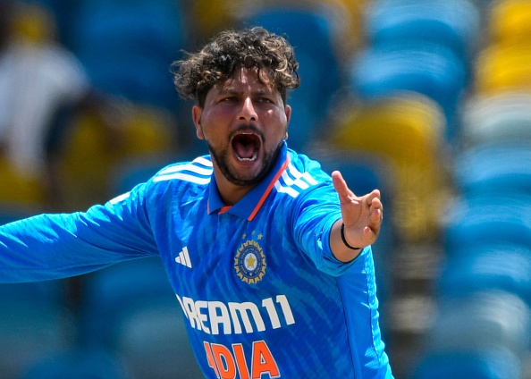 Kuldeep Yadav won the Player of the Match | Getty