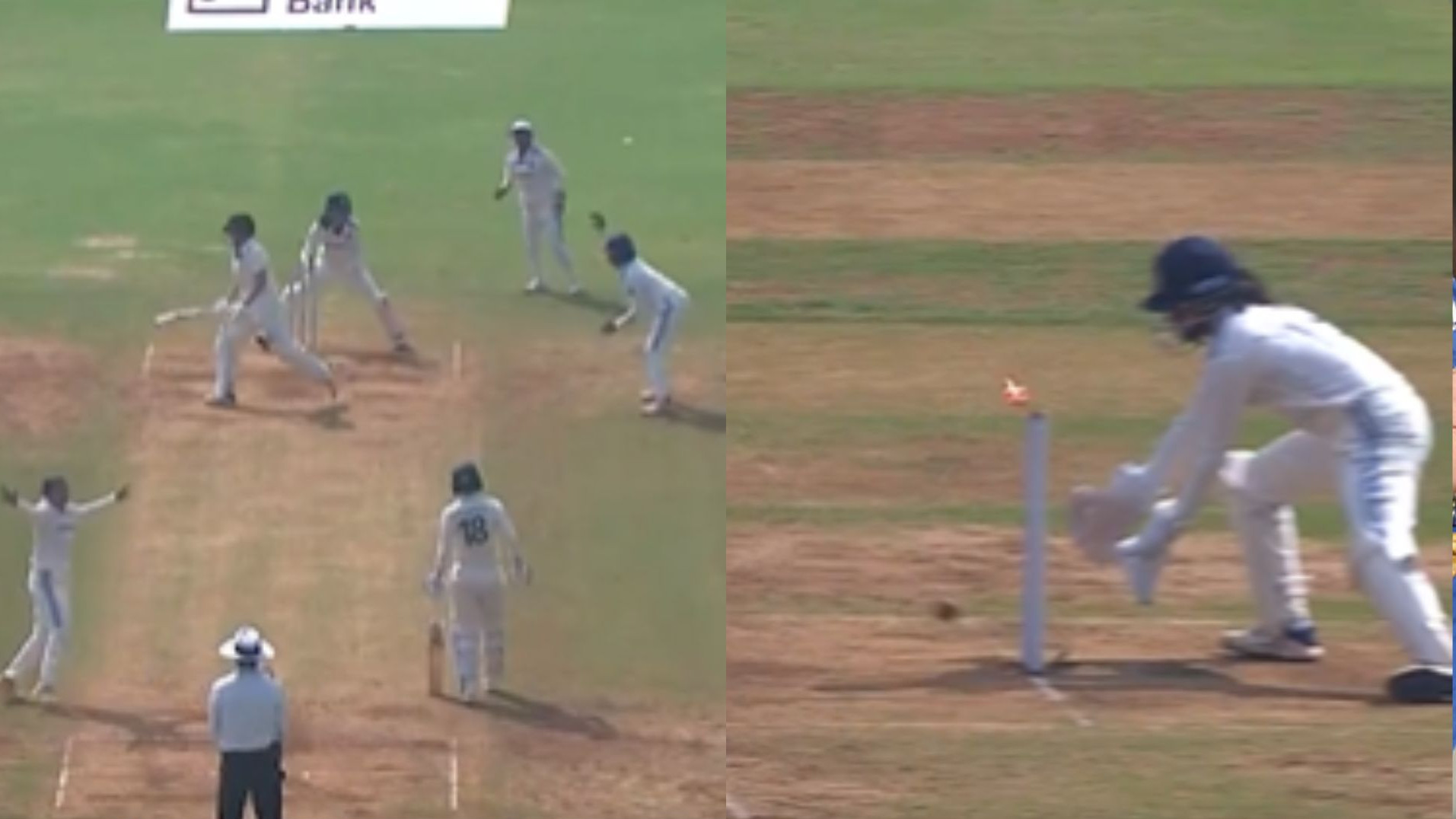 WATCH: Richa Ghosh’s brilliant game awareness affects Beth Mooney's run out during one-off Test