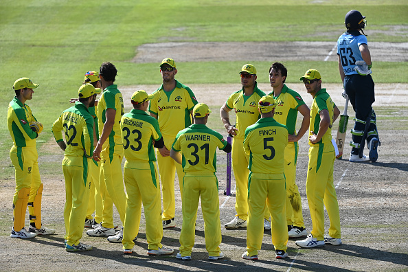 The Australian team had earlier avoided taking a knee in UK | Getty